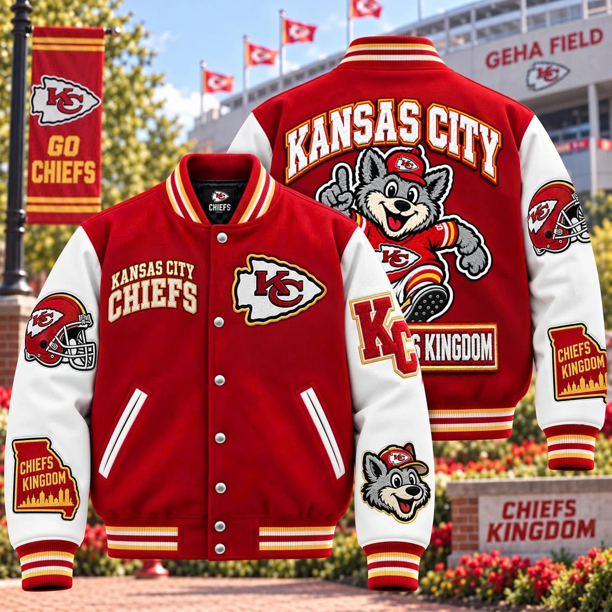 Kansan Chiefs Baseball Jacket