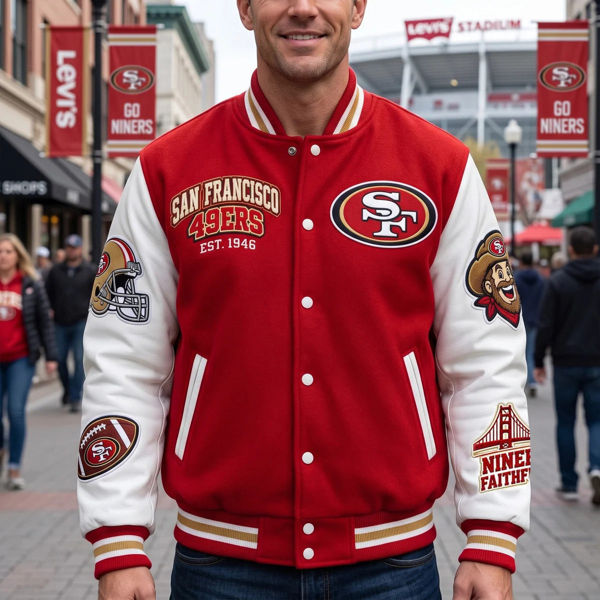 San 49ers Baseball Jacket