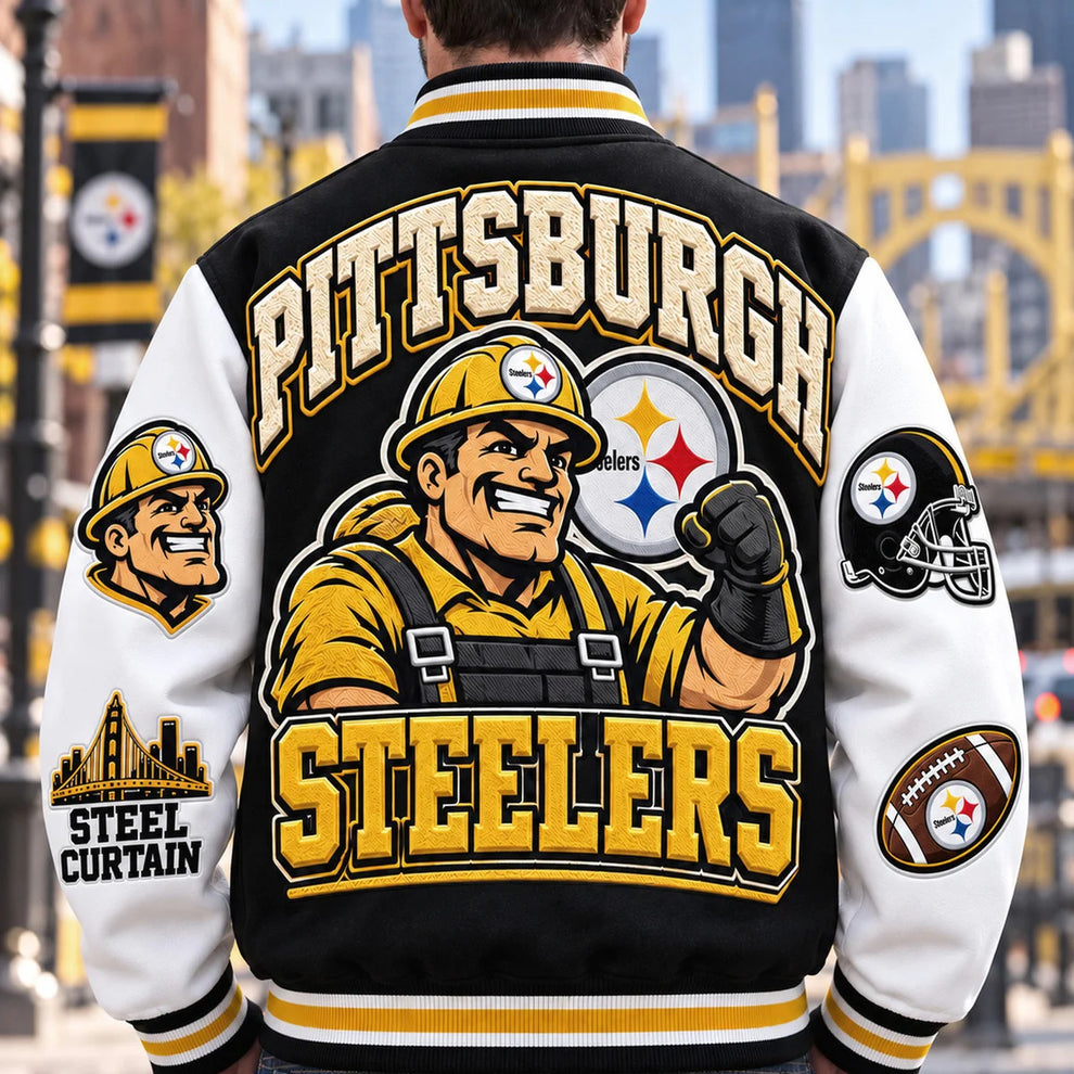 Steelers Baseball Jacket – OwnIt Body