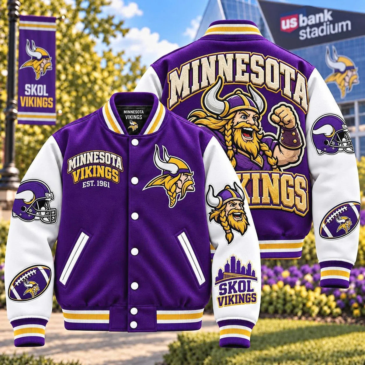 Vikings Baseball Jacket