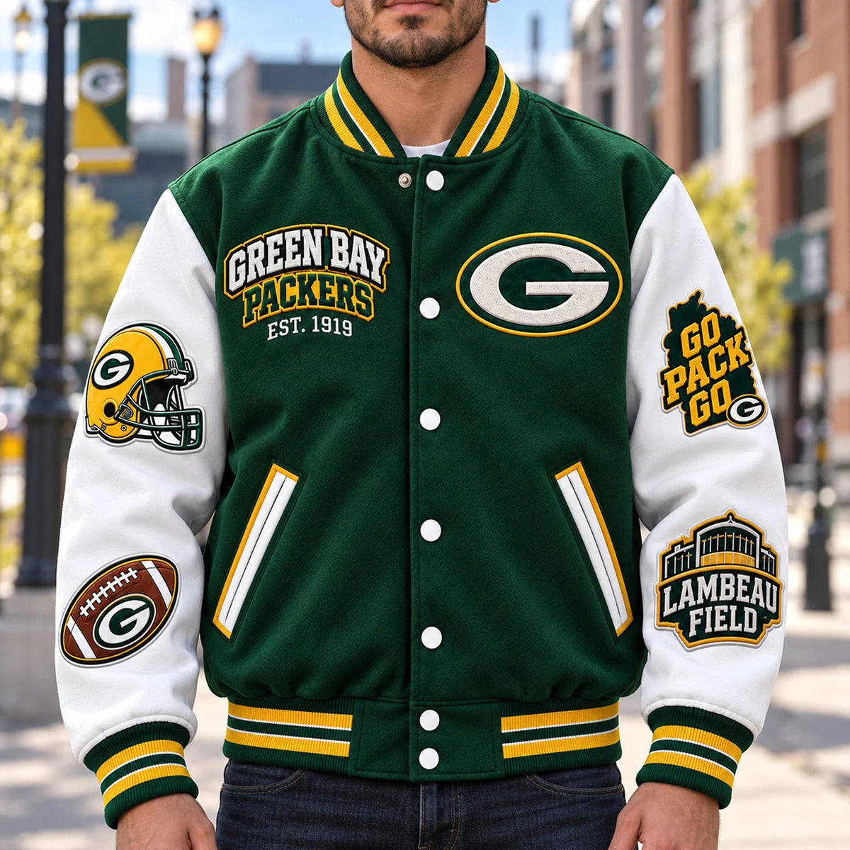 Packers Baseball Jacket