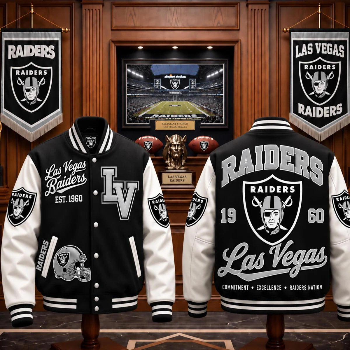 LV Raiders Baseball Jacket