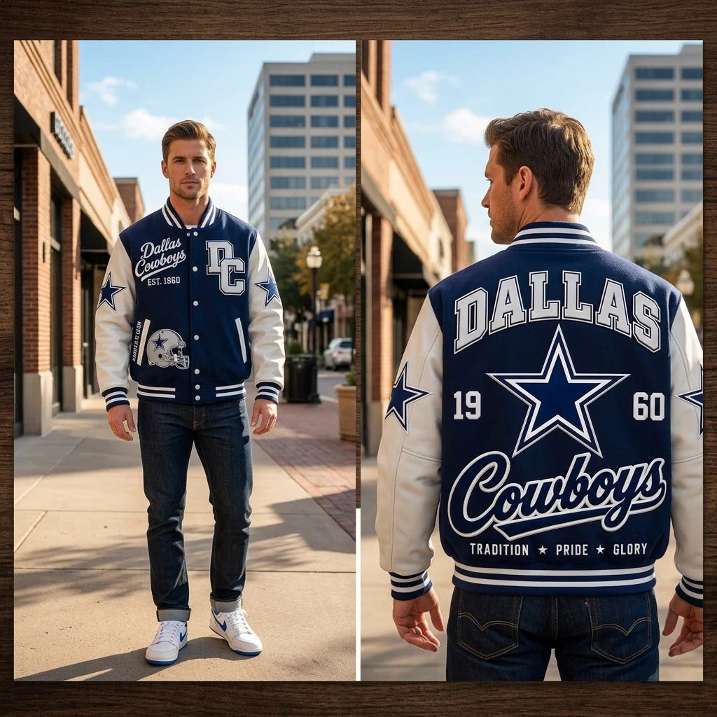 DL Cowboys Baseball Jacket