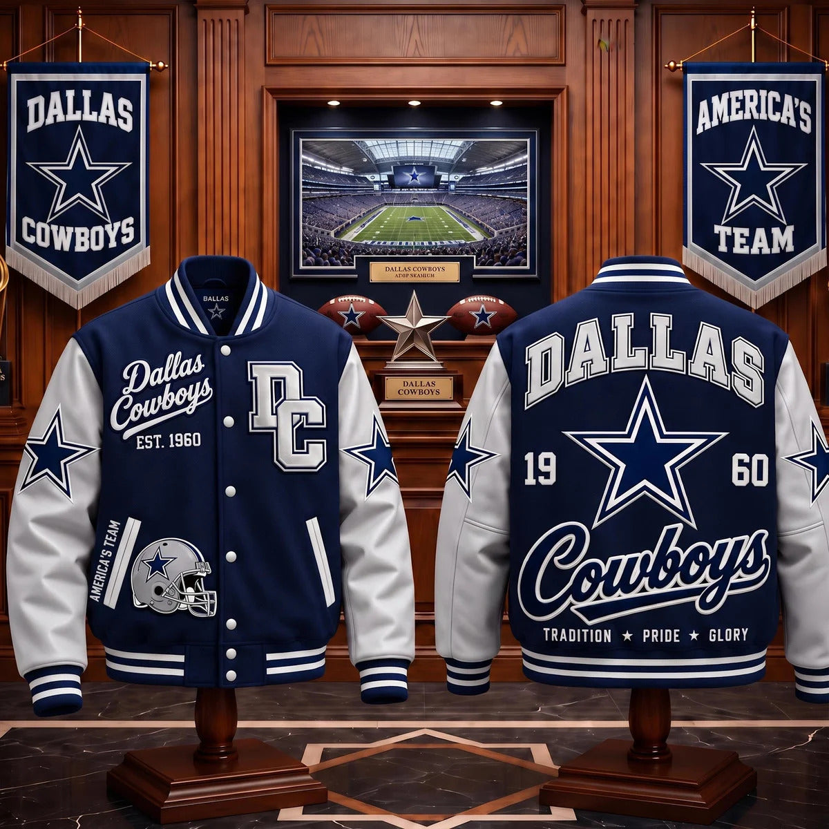 DL Cowboys Baseball Jacket